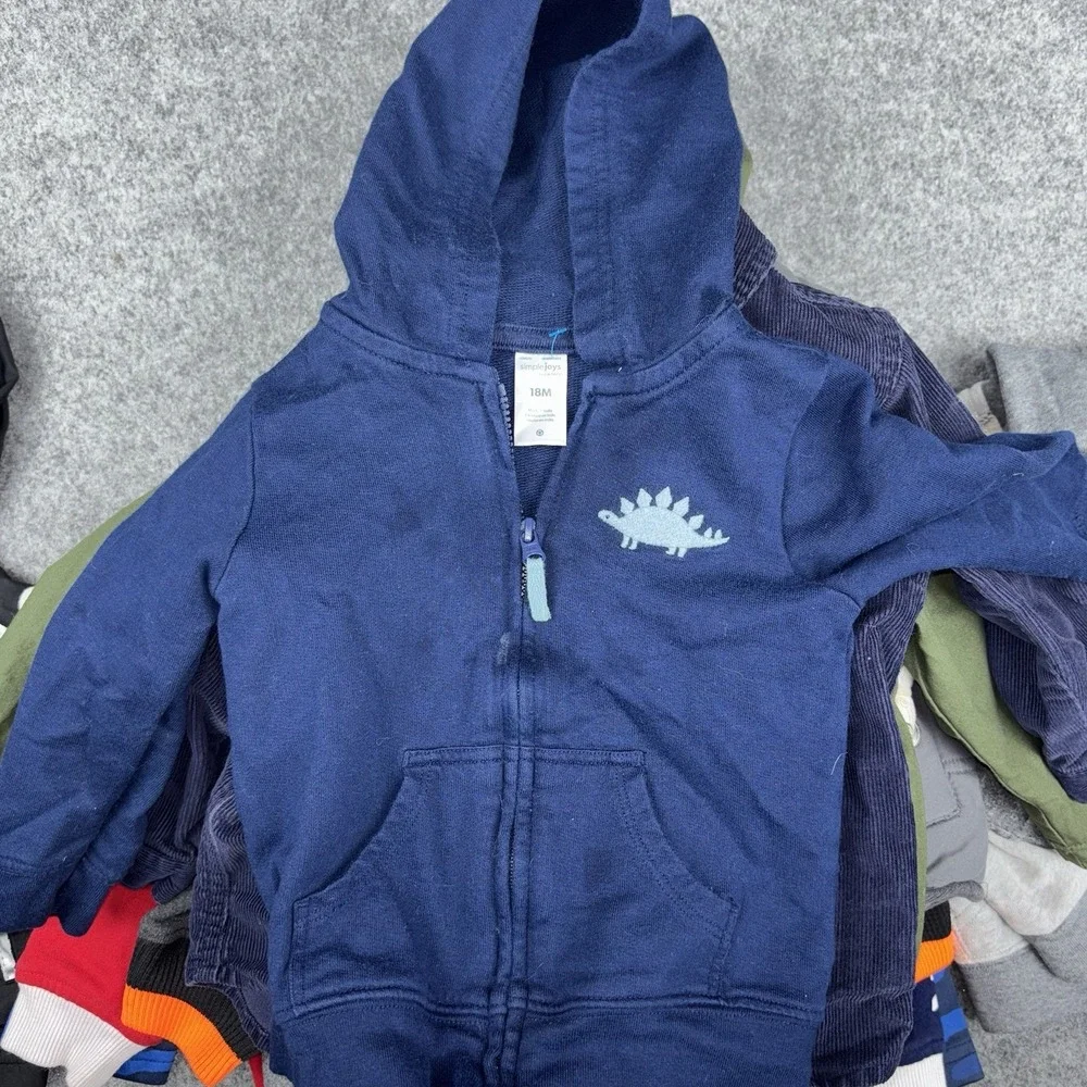 Boys 18M Jackets Hoodies Lot Of 16 Jordan Under Armour Ralph Lauren Winter Coat